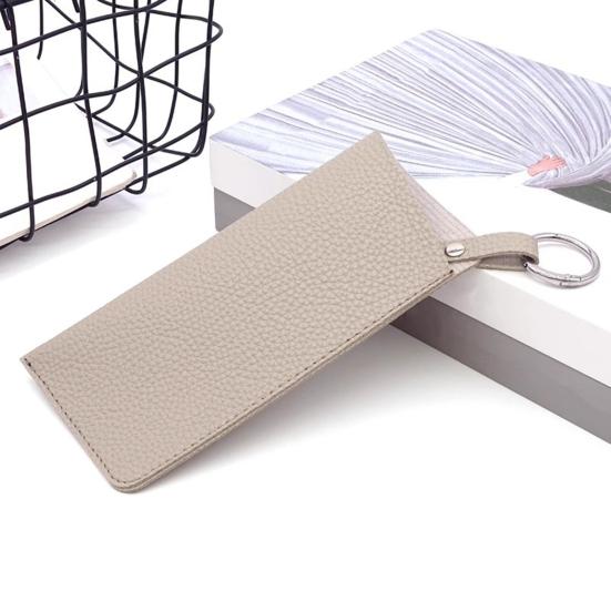 Eyeglass Case Sunglasses Storage Bag Waterproof Wear Resistant Solid Color Easy Access Eyeglasses Soft Holder Pocket Case