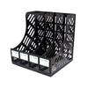 Desk File Shelf Quadruple Plastic Bookshelf Student File Organizer File Box Office Supplies Storage