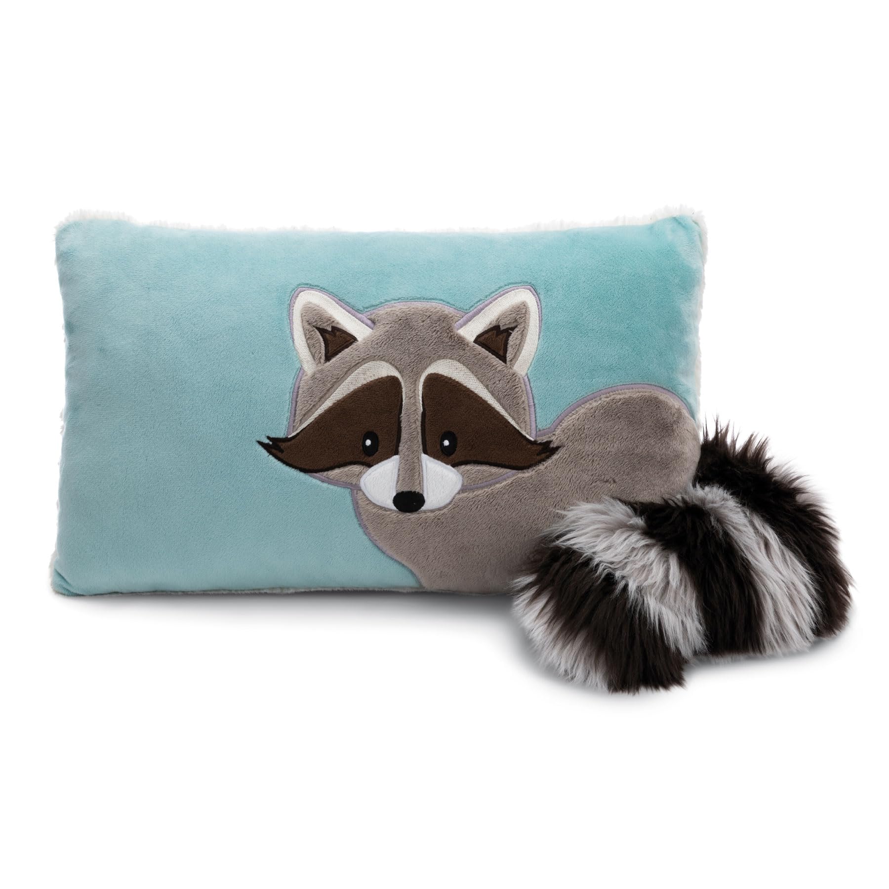 Entrex NICI Енот Подушка DreamyWinter2024 Никки ЗЕЛЕНЫЙ Устойчивый