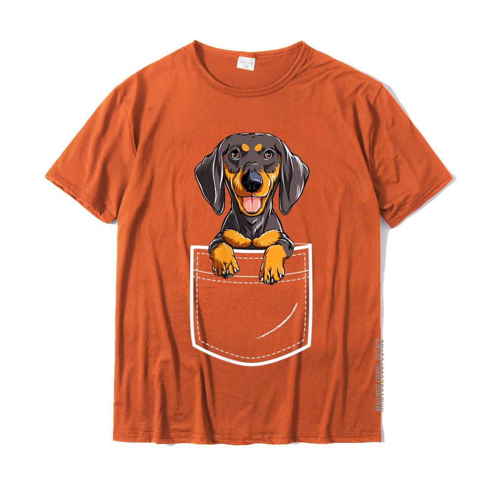 

Dachshund In Your Front Pocket T Shirt Dog Puppy Gifts Women Cotton Fitness Tight Tees New Coming Men Top TShirts Party 3XL