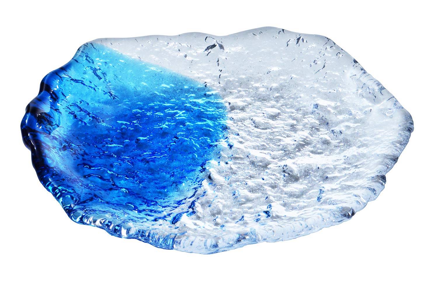 Toyo Sasaki Seiro Small Made in Miniature Glass Round Serving Small 40248SHB Glass, Plate, Japan, Plate, Plate, Plate, Plate, Bowl, Dish, Tableware,