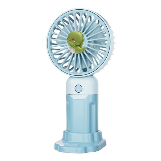 Cartoon Animal Handheld Fan 3 Speed Adjustable USB Rechargeable Summer Cooling Fan with Phone Holder Portable Travel Mini Personal Desk Fan