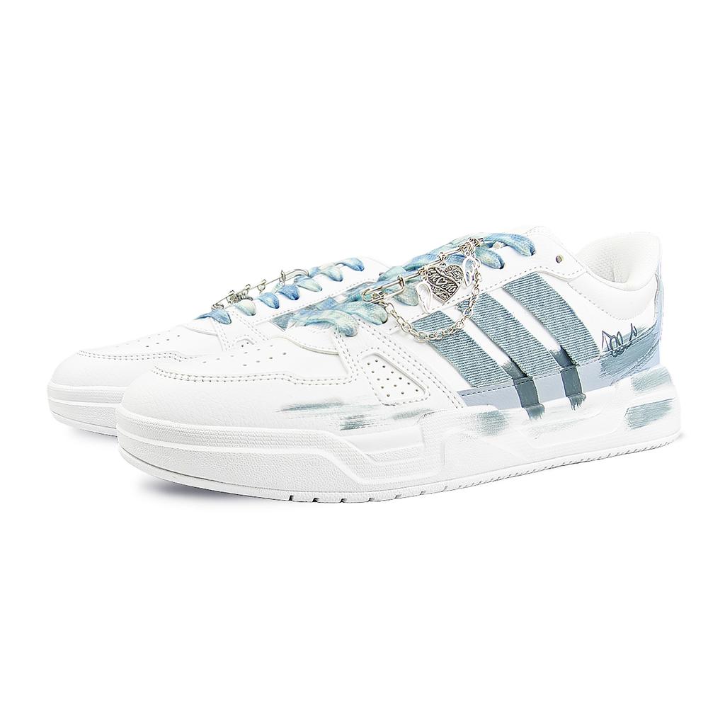 Adidas LITE BALLER Low top Skateboard Shoes Unisex Blue White JS4358(Team40-)