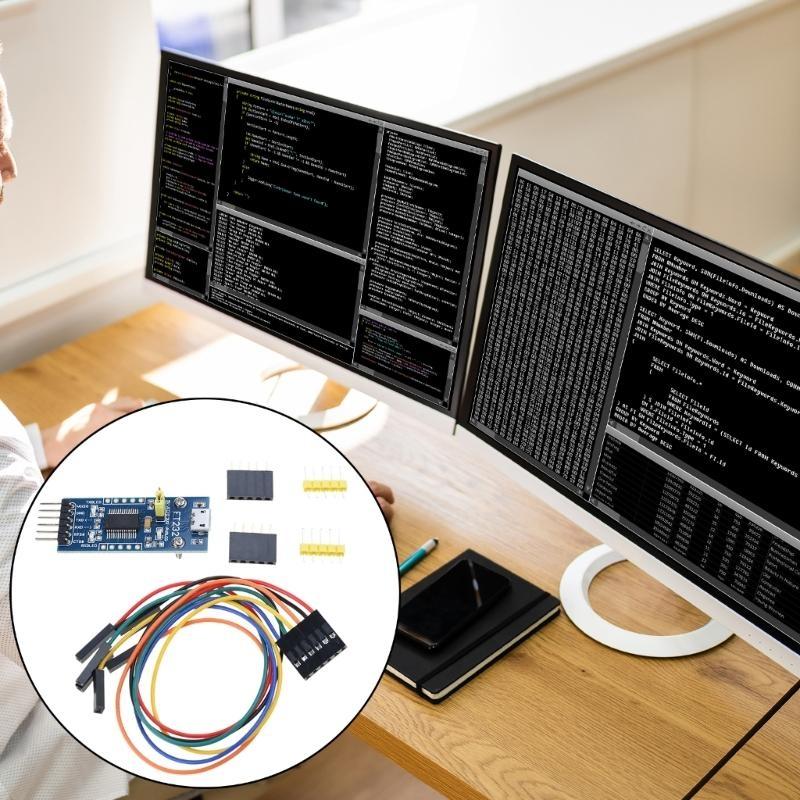 MultiFunction FT232 USB to UART Serial Port Module Adapter for Serial Expansion And Data Acquisition