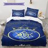 Maccabi Tel Aviv F.C Pattern Bedding,Quilt Set Quilt Cover Pillowcase Home Birthday Gift(1 * duvet cover + 2 * pillowcase, without core)