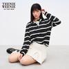 Teenie Weenie Bearnova Women's Striped Polo T-Shirt