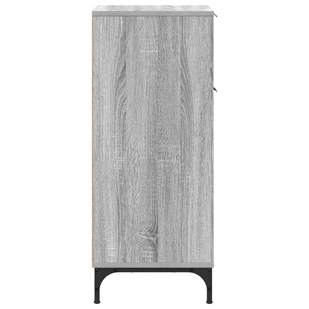 Bathroom Cabinet with Storage Grey Sonoma 39.5 x 36 x 88 cm