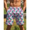 Leaf 3D Print Sport Quick-drying Breatha Men's Beach Shorts Outdoor Street Casual Fashion Beach Vacation Hawaiian Surfing Shorts