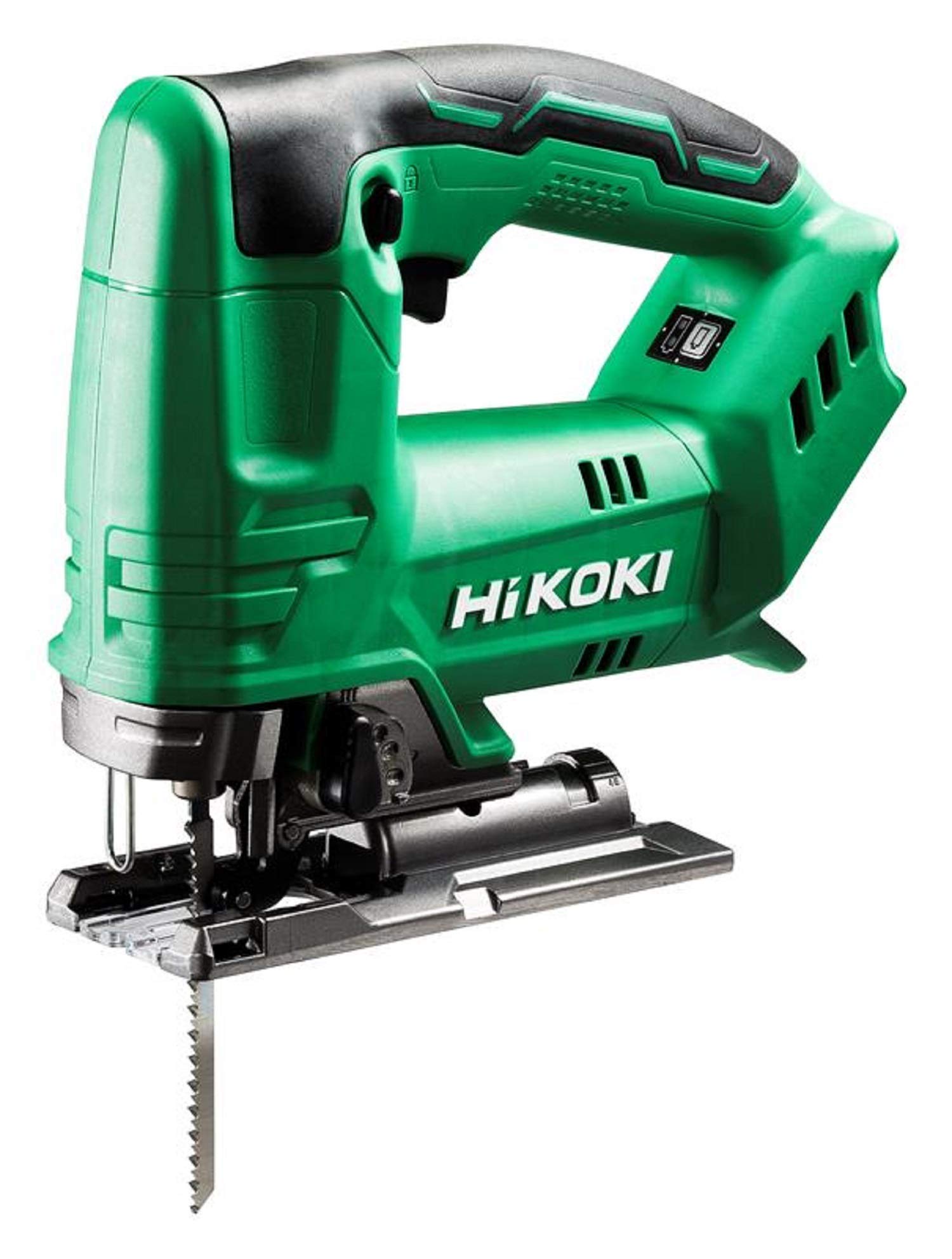 

HiKOKI 18V Improved Cordless Jigsaw and Case Sold for Cutting Mild Stainless and More (Battery, Charger, Separately) CJ18DA(NN) Wood, Steel, Steel,