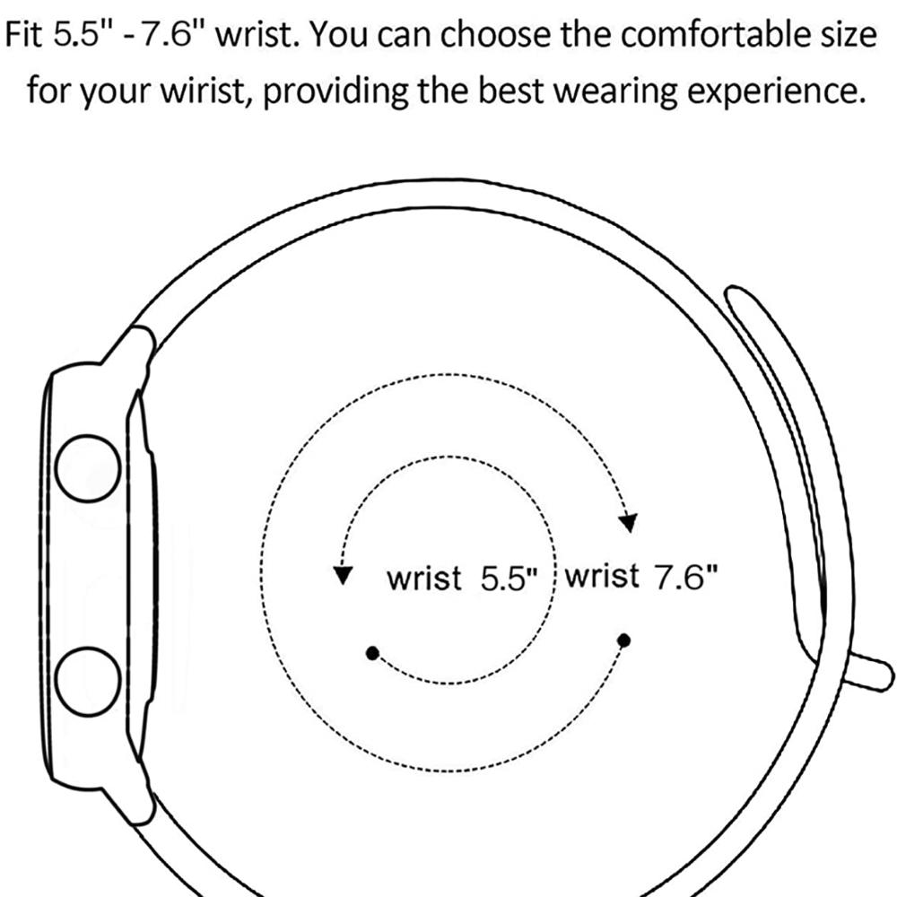 Cinturino in Silicone da 20 mm per Samsung Galaxy Watch 7 44mm 40mm/6 5 4 Classic Cinturino per Samsung Watch 5 Pro 45mm Accessori Cinturino