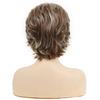 Synthetic Blonde Wig Ombre Wig Daily Female Wigs with Bangs Natural Curly Hair Cosplay Halloween