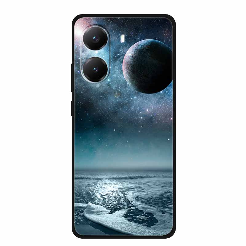 For Poco X7 Pro 5G TPU Silicone Cover Bumper For Xiaomi Poco X7 Pro 2412DPC0AG Shield Funda Moon Space Phone Back Case Coque