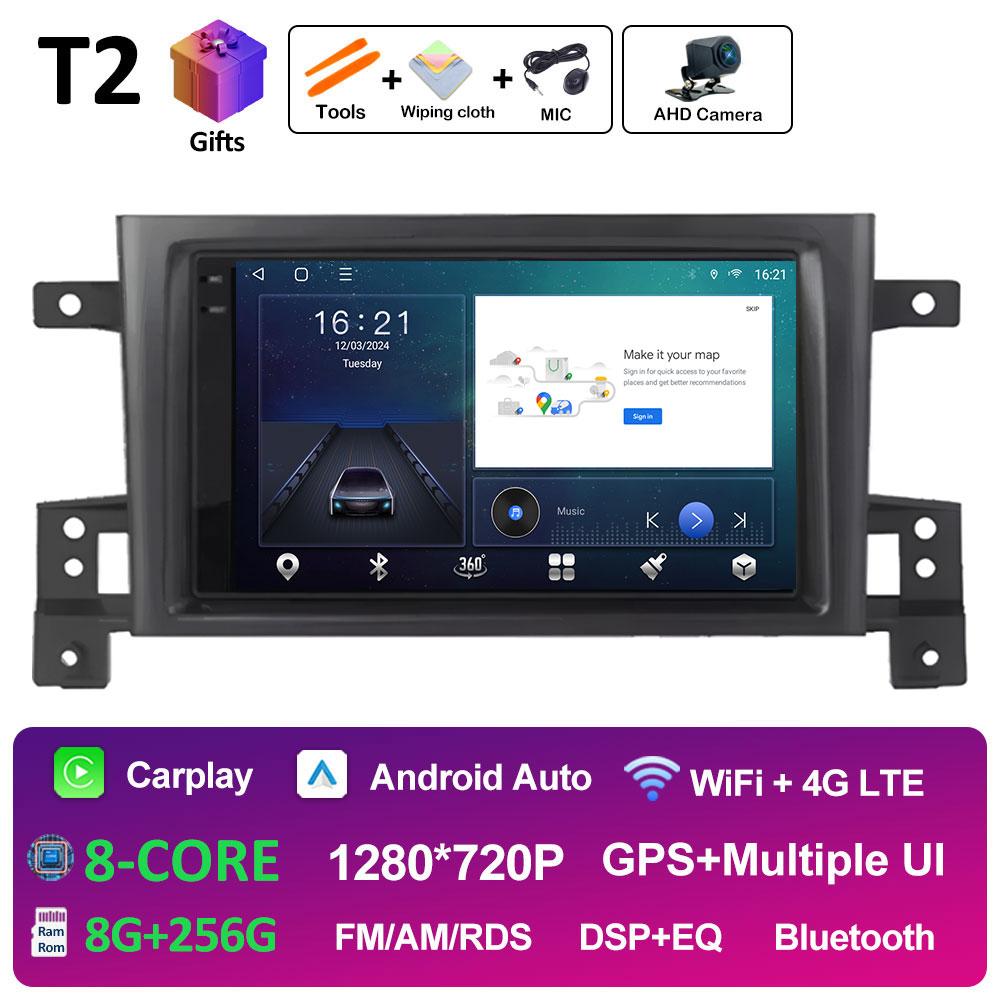 Smart System GPS Navigation For Suzuki Grand Vitara 3 2005 2006 2007 2008 2009 - 2015 Wireless Carplay Car Video Player No 2 din