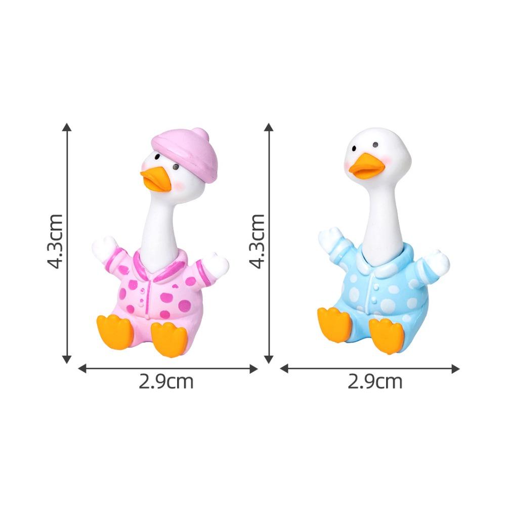 2PCS Miniature Model desktop decoration Cartoon Style desktop trinket  Home Decoration