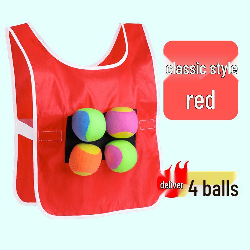 Parent-Child Indoor/Outdoor Velcro Ball Vest & Game Prop