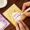 20Pcs Pink Angel Ghost Halloween Die-cut Sticky Notes, 30 Sheets Each, Self-adhesive N-time Sticky Notes,office Supplies and School Stationery