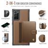 For Samsung Galaxy Note20 Case JEEHOOD J09 RFID Blocking Card Holder Leather Back Phone Cover Magnetic Case