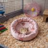 Breathable Hamster Nest Mat Round Guinea Pig Bed Small Pet Litter Mat  for Guinea Pig Rabbit
