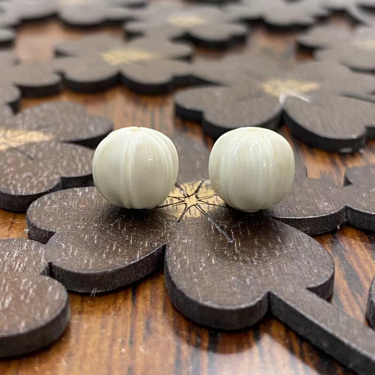 Mammoth Ivory Hexagonal & Rhombus Beads Bracelet DIY Spacer Accessories