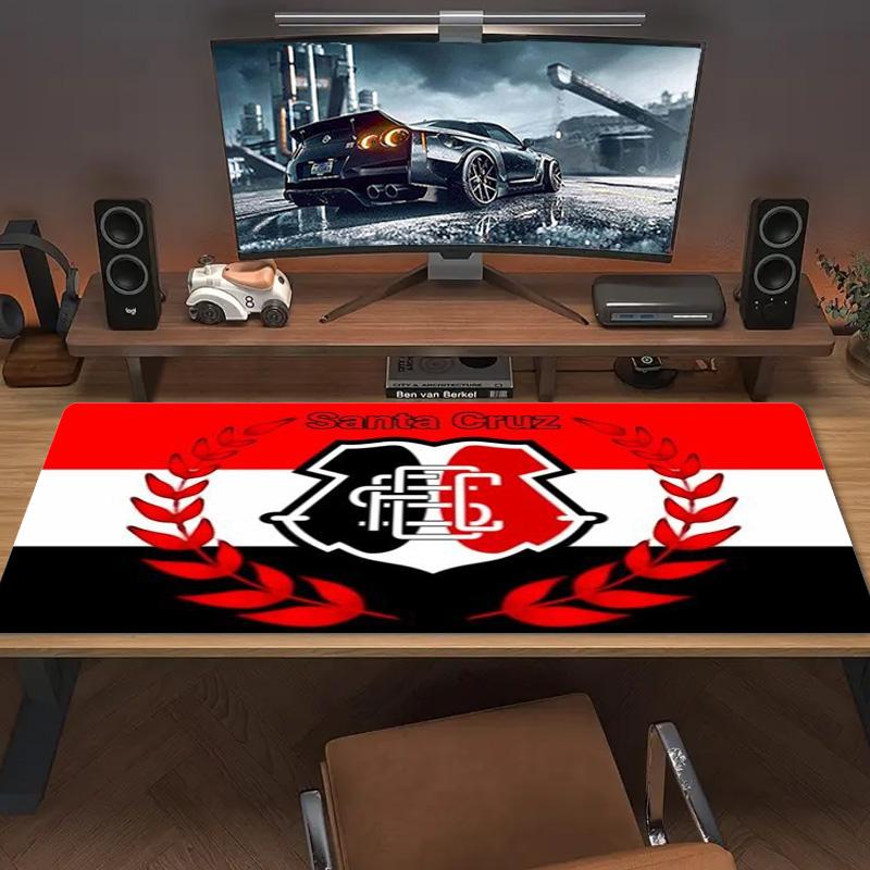 Santa Cruz Color Mouse Pad Large Gaming Table Cushion Non-slip Laptop Tablet Big Mousepad XXL Mat Mini PC Playmat With Lock edge
