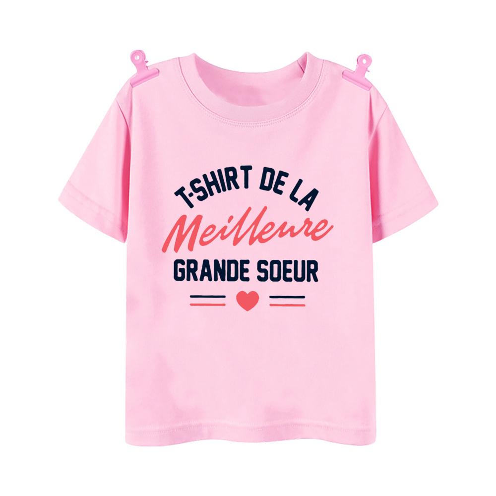 I Will Become A Big Sister Rainbow Print Kids Shirt Baby Announcement T-shirt Friend Printed Girls Tops Child Short Sleeve Tee