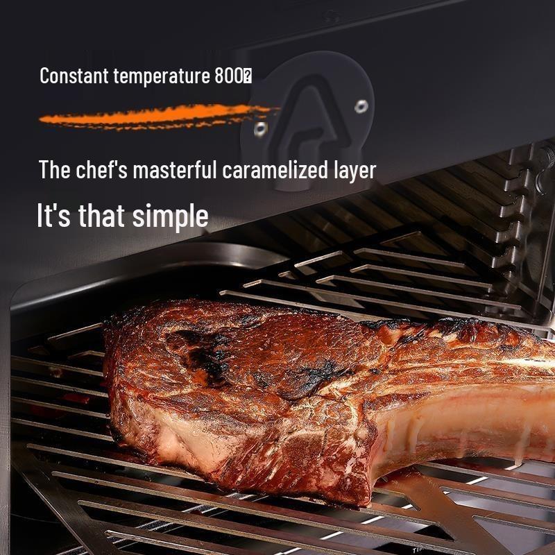 Forno Comercial Elétrico de Alta Temperatura para Bife e Macarrão M Anpai - Máquina de Grelhar Totalmente Automática