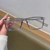 Korean Style Glasses Frame Rectangle Shape Anti Blue Light Man Glasses Fashion Stylish Female Glass Frame