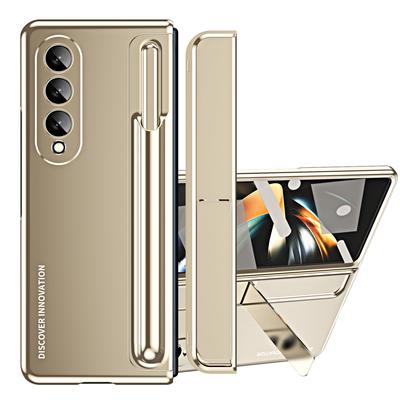 Design Modulare 2 In 1 Con Porta Penna Rimovibile S Pen Staffa Invisibile Cover Rigida Opaca in PC Per Custodia Samsung Galaxy Z Fold 4