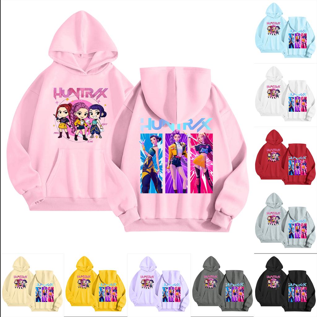 Children's Long-sleeved Loose Pullover Fashionable Hooded Sweatshirt