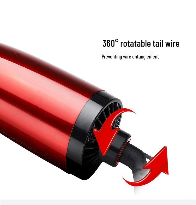 2-in-1 rotierender Lockenstab: Konstante Temperatur, Flauschig, Abnehmbar, Haarschonendes Styling-Werkzeug