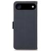 KHAZNEH for iPhone 17 Air Phone Case RFID Blocking Wallet Litchi Texture Genuine Cow Leather Cover
