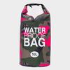 Versatile Waterproof Outdoor Camouflage PVC Bucket Bag for Hiking, Rafting, Swimming – Large Capacity, Portable.
