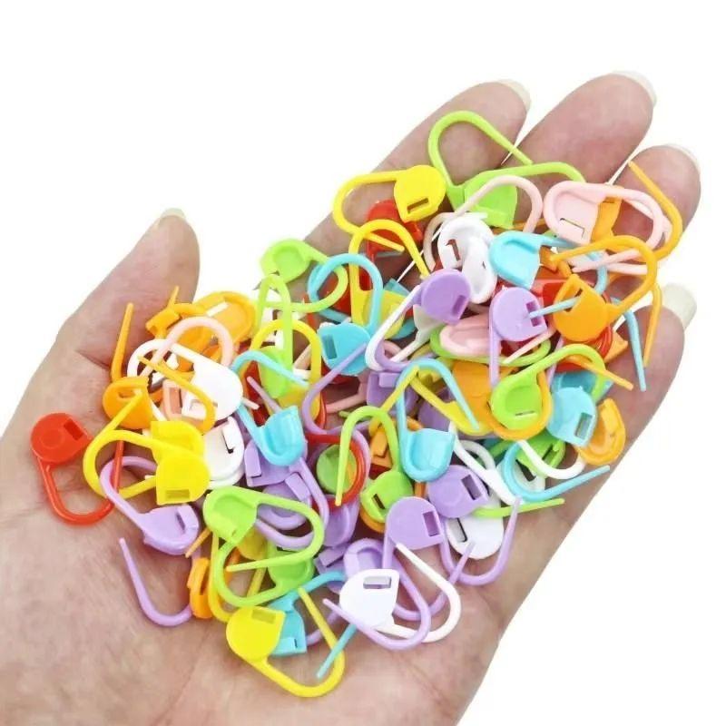 Plastic Knitting Tools Blocking Stitch Markers 100pcs