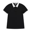 VOLVIK GOLFWEAR Women'S Golf Essential Mesh Pq Short Sleeve T-Shirt Vltsp393_Bk