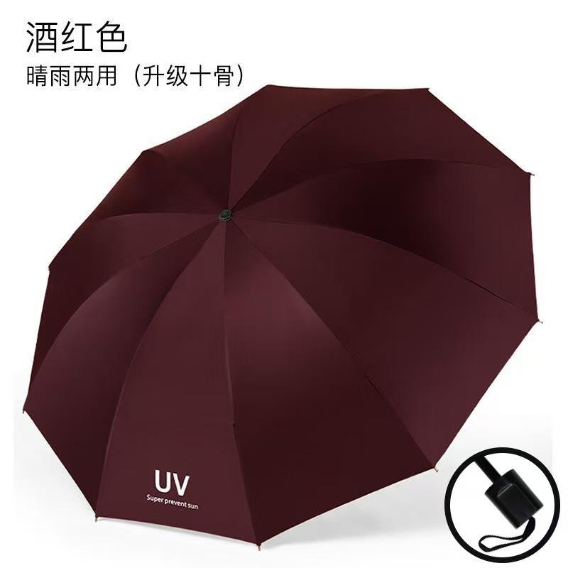 8 bone uv automatic advertising umbrella custom unisex vinyl sunscreen weather and rain advertising umbrella wholesale can be printed LG