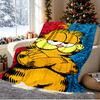 Garfield Pattern Blanket for Home Decoration, Bed, Sofa, Car Travel, Camping, Suitable for All Seasons, Birthday Christmas Gift