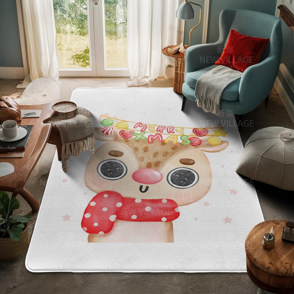Koberec ke vchodu do domu Rohožka ke dveřím do domu Obývací pokoj Vana Koupelna Protiskluzové koberce s absorpcí vody vana Veselé Vánoce zima