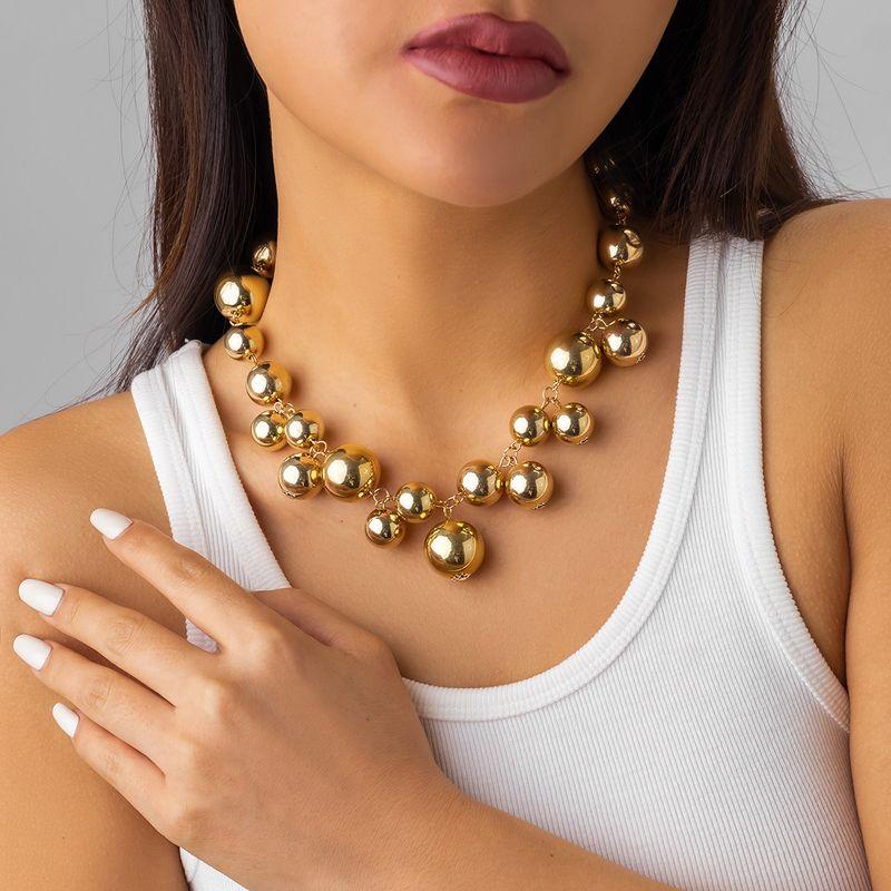 Fashion Women Chocker Spring/Summer Clavicle Chain Big Beads