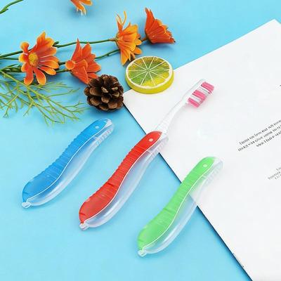 Hygiene Oral Portable Disposable Foldable Travel Camping Toothbrush Hiking Tooth Brush Tooth Cleaning Tools Folding Toothbrush