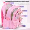 Girl School Backpack With Multiple Pockets And Lightweight Oxford Fabric For Elementary Students