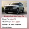 Car Mesh Sunshade For Jetour T1 Accessories 2024 2025 2026 Freedom Shanhai T1 Window Shades Magnetic Sun Visors Privacy Curtains