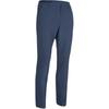 500 Series Comfortable Soft Solid Color Mid-Rise Quick Dry Lightweight Slacks Men's Navy Blue