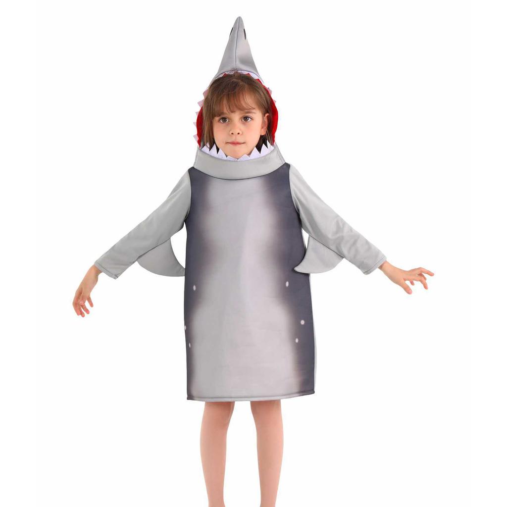 Kids Halloween Animal Cape Costume for School Stage Performance, Dress Up Party