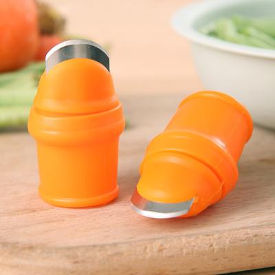 Silikon-Fingerschutz, Pflanzen pflücken, Gemüse schneiden, Daumenmesser, Gartengeräte