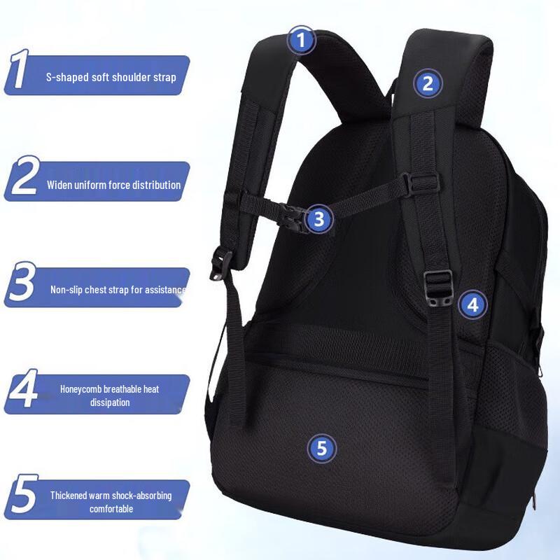 

Li Shen Lightweight Student Backpack