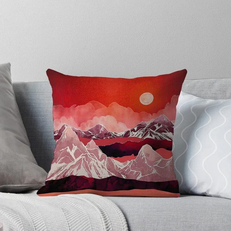Federa per Cuscino Decorativa per la Casa Copricuscini Autunno Nordico X Soggiorno Moderno Divano Marocco Peluche Colore