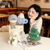Jc Christmas Snow Globe Plush Toy With Cotton Filling For Holiday Decor And Kids Gift
