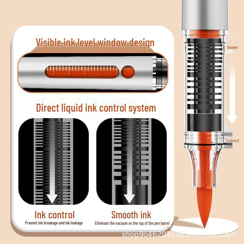 Washable Liquid Acrylic Marker with Soft Tip - Layerable Watercolor Pen for Kids' Art Projects
