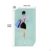 Box Decor Supplies Funny Retro Dispensive Lady Jirt for Dining Room Compt