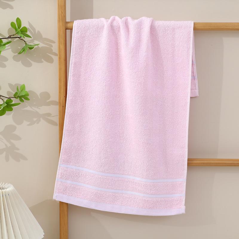 Pure Cotton Towel Household Plain Color Hand Towel Absorbent Adult Face Towel